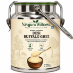 Navguru Wellness A2 Buffalo Desi Bilona Ghee | 100% Organic and Natural Cultured Buffalo Desi Ghee 5 Litre