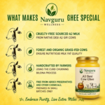 Navguru Wellness A2 Desi Cow Bilona Ghee Produced by Traditional - Image 6