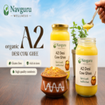 Navguru Wellness A2 Desi Cow Bilona Ghee Produced by Traditional - Image 3