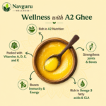 Navguru Wellness A2 Desi Cow Bilona Ghee Produced by Traditional - Image 4